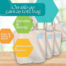 Load image into Gallery viewer, (Sold out) On-the-Go Canvas Tote Bag
