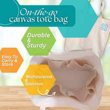 Load image into Gallery viewer, (Sold out) On-the-Go Canvas Tote Bag
