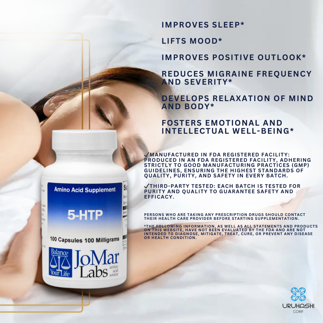 5-HTP | 100 Capsules | 100 mg | Pre-order