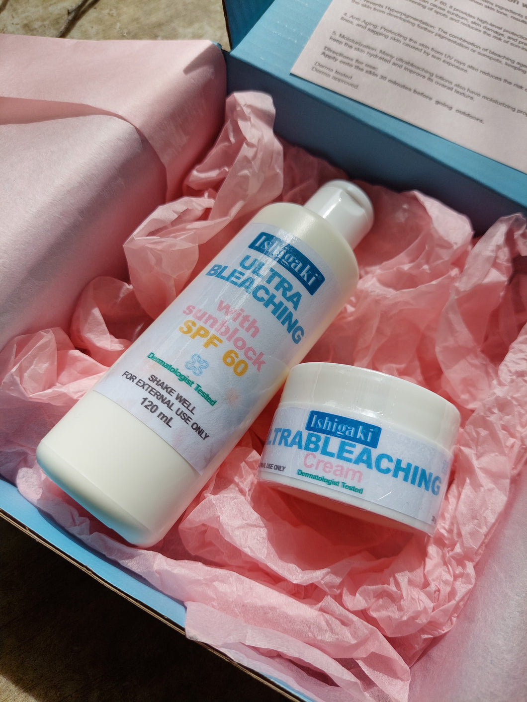 Ishigaki Ultrableaching Lotion with SPF 60 | Set