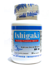 Load image into Gallery viewer, Pre-Order | Ishigaki®️ Amino Premium White / Amino Acid Blend Food Supplement Capsule / 30 Veg.Caps | LTN 6240 | EXP 0327
